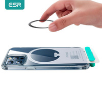 Pierścień magnetyczny ESR dla iPhone 13 12 11 Pro Max metalowy pierścień naklejka dla Samsung S22 Ultra dla Macsafe Case kompatybilny z Magsafe 1